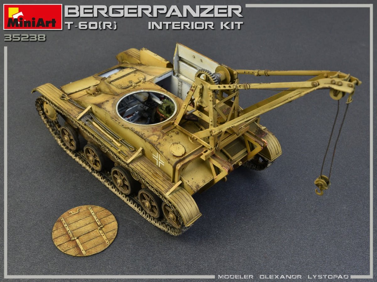 MiniArt 35238 BERGEPANZER T-60 ( r ) KIT INTÉRIEUR 1/35 – Bild 8