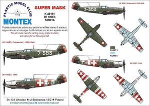 Montex K48161 Bf 109E3 (Suisse) 1/48