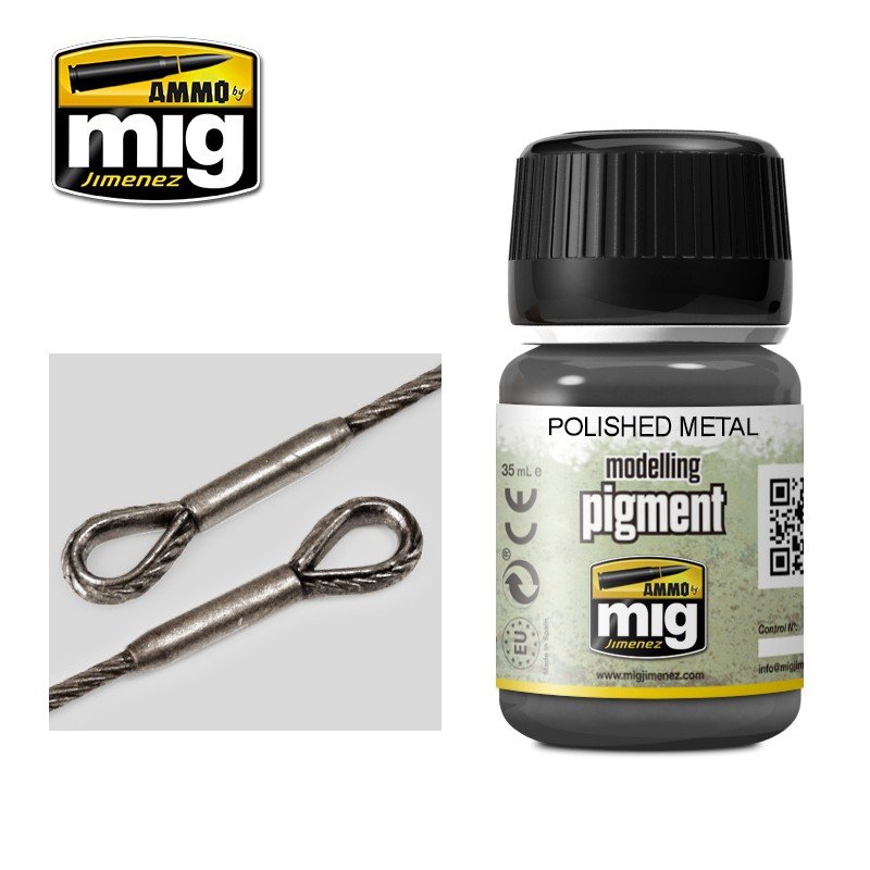 Munitions Mig Jimenez 3021 en métal poli 35 ml
