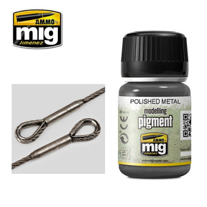 Munitions Mig Jimenez 3021 en métal poli 35 ml