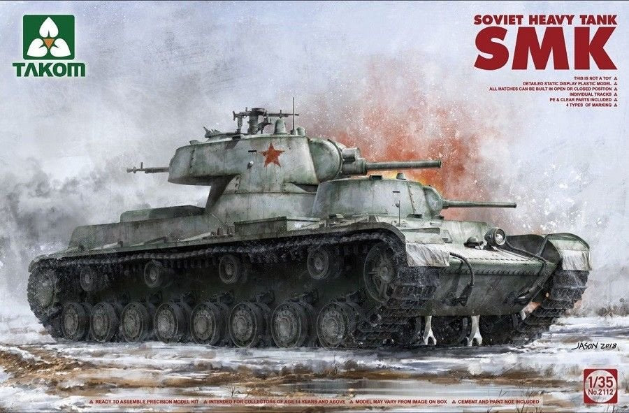 Takom 2112 Char lourd soviétique SMK 1/35 