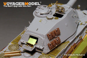 Maquette Voyager PE35929 Char King Tiger allemand de la Seconde Guerre mondiale (tourelle Porsche) pour HOBBYBOSS 84530 1/35  – immagine 11