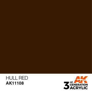 AK Interactive AK11108 HULL ROUGE – STANDARD 17 ml