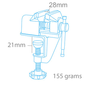 Étau d&amp;#39;établi miniature Modelcraft PVC7002 – Bild 2