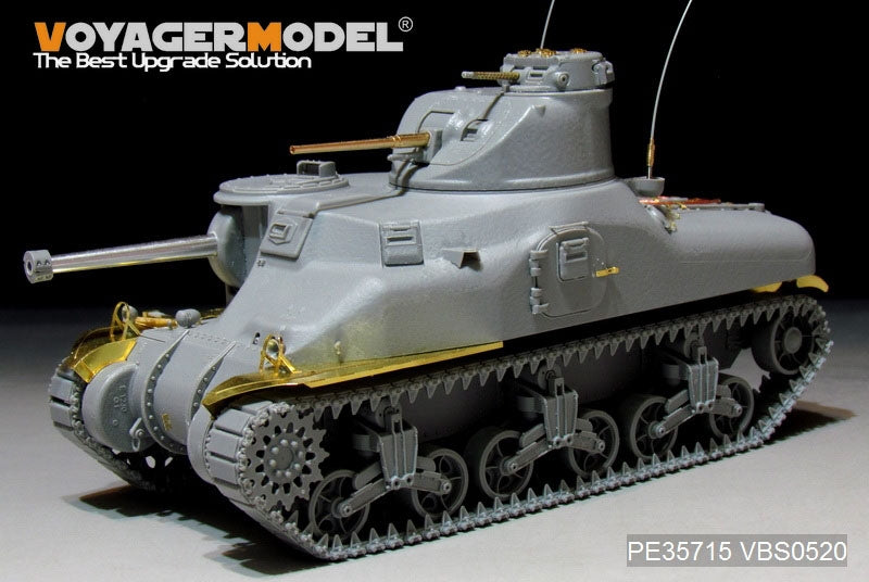 Maquette Voyager PE35715, char moyen américain M3A1 Lee de la Seconde Guerre mondiale (modèle de base) pour TAKOM 2114 au 1/35 – image 3