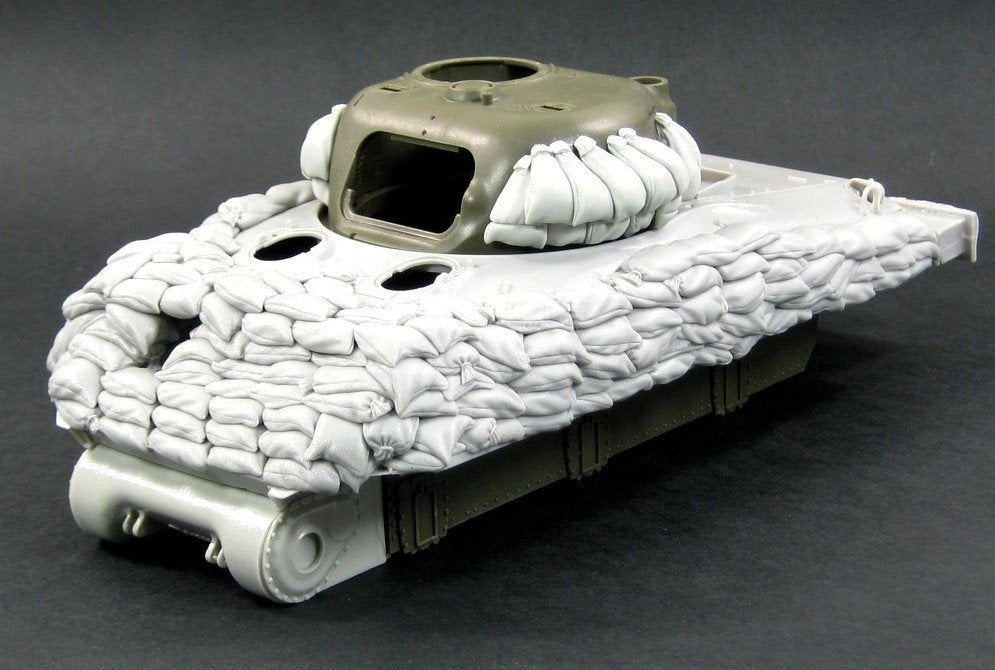 Panzer Art RE35-139 Blindage sable lourd pour char M4A1 (coque initiale) 1/35 – Bild 5