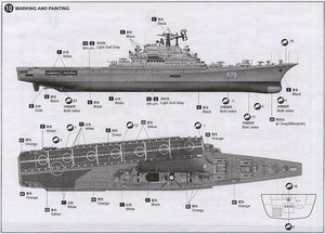 Trumpeter 05704 Porte-avions URSS KIEV 1/700 – image 5