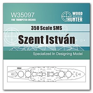 Wood Hunter W35097 SMS Szent Istvan pour trompette 05365 1/350