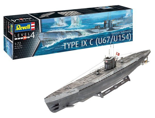 Revell 05166 Sous-marin Type IXC Tourelle ancienne 1/72
