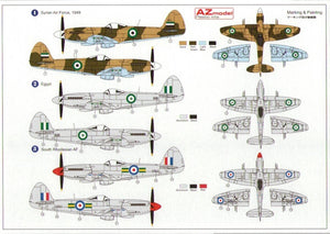 Maquette AZ AZ7353 Supermarine Spitfire Mk.22 Spécial (1/72) – image 2