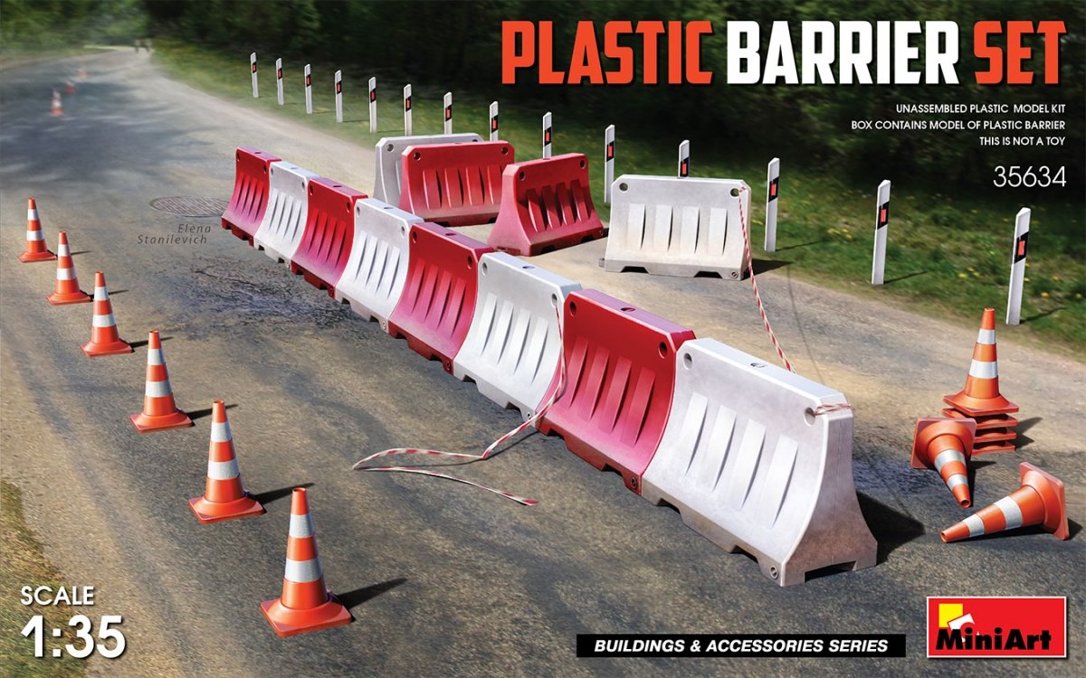 MiniArt 35634 JEU DE BARRIÈRE EN PLASTIQUE 1/35