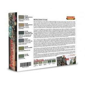 Coffret de peinture acrylique Lifecolor CS55 Feldgrau 6 x 22 ml – image 2