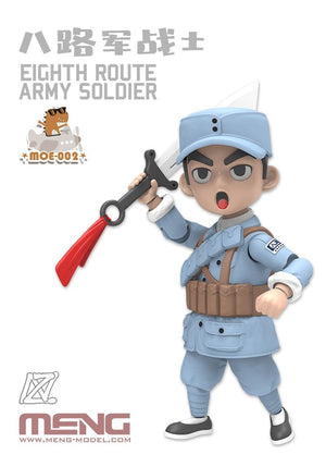 Figurine Meng modèle MOE-002, soldat de la Huitième Armée de Route, 100 mm – immagine 2