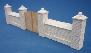 RT-Diorama 35244 Mur d&amp;#39;enceinte du parc avec portail 1/35 – immagine 2