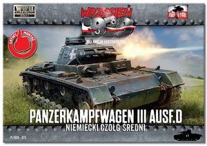 Premier à combattre le PL073 Panzerkampfwagen III Ausf. D. Char moyen allemand 1/72 – Bild 2