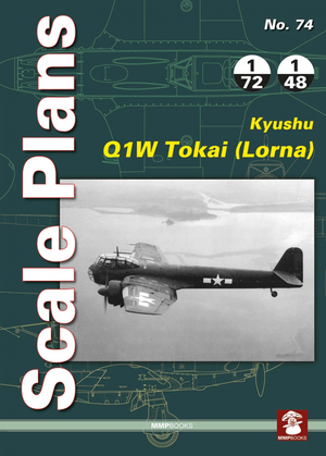 MMP Books 49838 Plans à l&amp;#39;échelle n° 74 Kyushu Q1W Tokai (Lorna) EN
