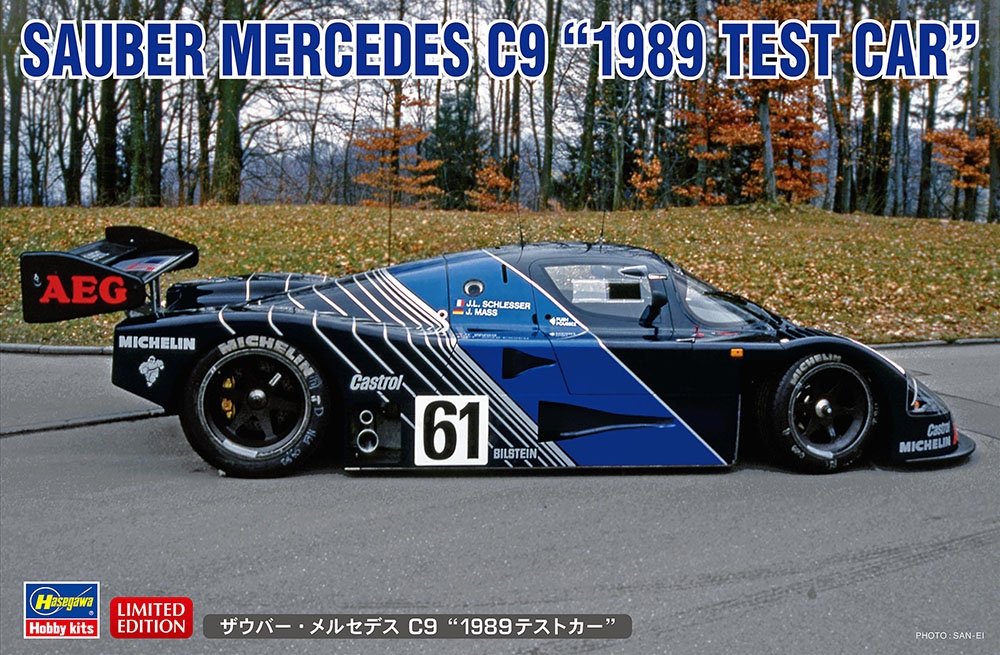 Hasegawa 20626 Sauber Mercedes C9 1989 Voiture d&amp;#39;essai 1/24