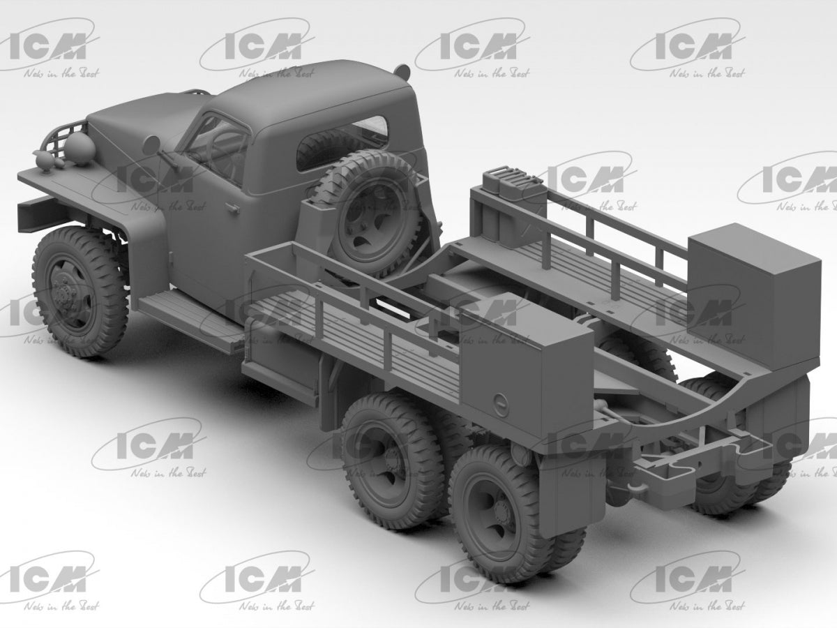 ICM 35492 Studebaker US6-U5 Camion-citerne à essence américain de la Seconde Guerre mondiale, échelle 1/35 – image 4