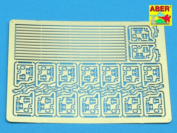 Aber 35A070 German jerry cans (for Tamiya kit no. 186) (1/35)