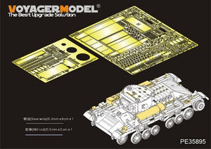 Maquette Voyager PE35895 Char d&amp;#39;infanterie britannique Valentine Mk.II/IV de la Seconde Guerre mondiale (modèle de base pour Tamiya au 1/35)