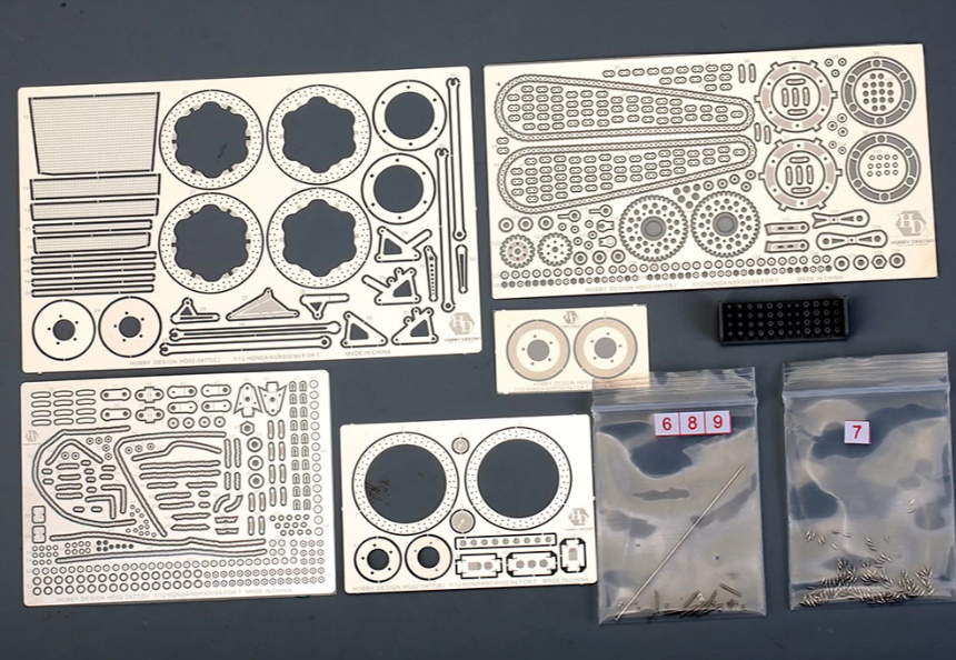 Kit de détails Hobby Design HD02-0477 Honda NSR500 &amp;#39;84 (Tamiya) 1/12 – imagen 2