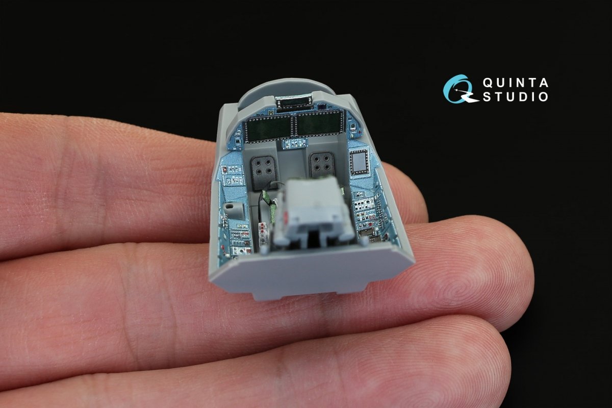 Intérieur imprimé en 3D et coloré sur papier décalcomanie Quinta Studio QD48082 Su-57 (pour kit Zvezda) 1/48 – image 8