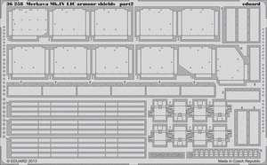 Eduard 36258 Merkava Mk. IV LIC blindage boucliers 1/35 Academy
