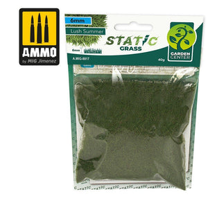 Munitions Mig Jimenez 8817 Static Grass - Lush Summer – 6 mm