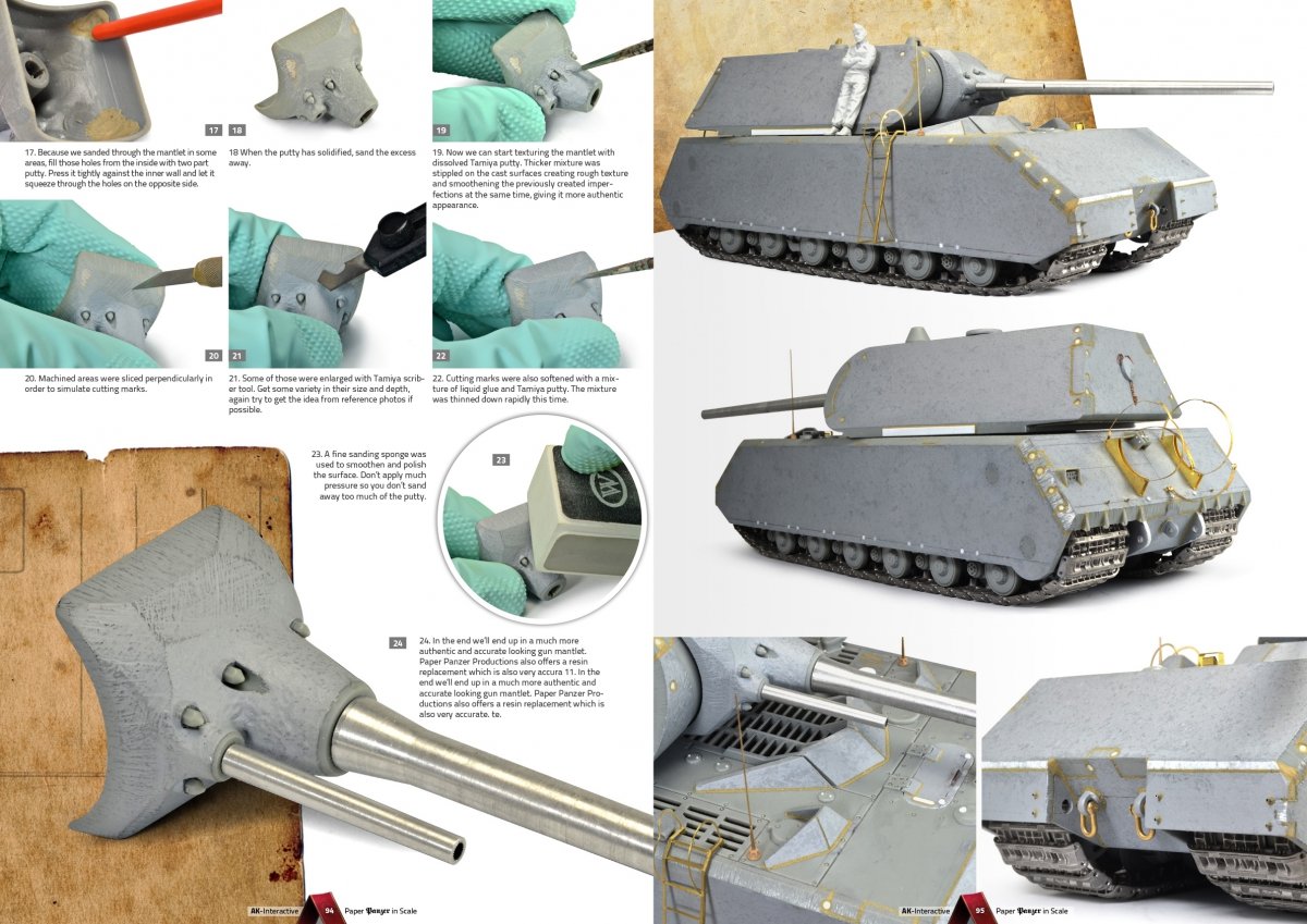 AK Interactive AK246 PAPER PANZER : PROTOTYPES ET CHARS D&amp;#39;ASSAUT (ANGLAIS) – imagen 3