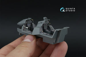Intérieur imprimé en 3D et coloré sur papier décalcomanie Quinta Studio QDS-48593 F-14D Super Tomcat (GWH) (Petite version) 1/48 – image 10
