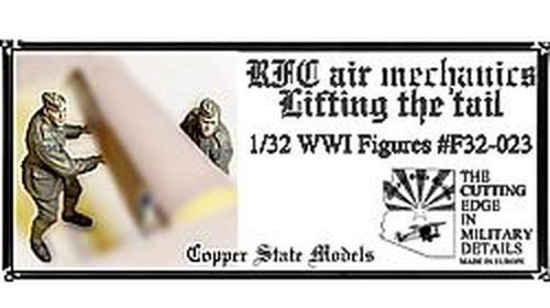 Copper State Models F32-023 RFC Air Mechanics relevant la queue 1/32 