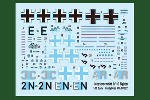 Hobby Boss 80292 Messerschmitt Bf110 Fighter 1/72 – image 3
