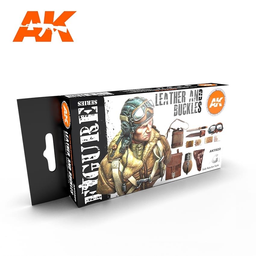 AK Interactive AK11620 CUIR ET BOUCLES
