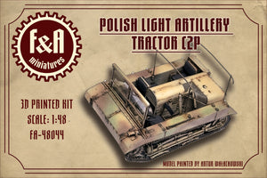 F&amp;amp;A Miniatures FA-48044 Tracteur d&amp;#39;artillerie légère polonais C2P 1/48