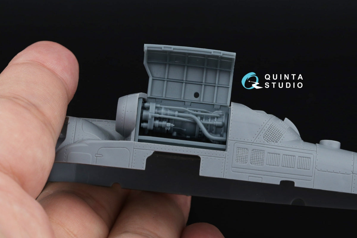 Quinta Studio QT72030 Ka-52/Ка-52М Engine with bay and cover, starboard (Dream Model/Quinta) 1/72