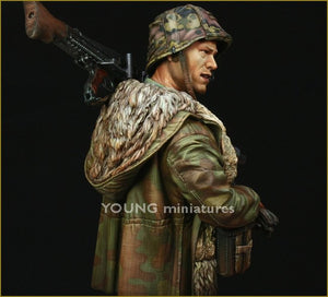 Young Miniatures YM1822 Waffen SS MG-42 Gunner Ardennes 1944 1/10 – zdjęcie 6