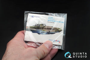 Quinta Studio QD72008 IL-2 Shturmovik 3D-Printed &amp;amp; coloured Interior on decal paper (for Tamiya kit) 1/72 – zdjęcie 7