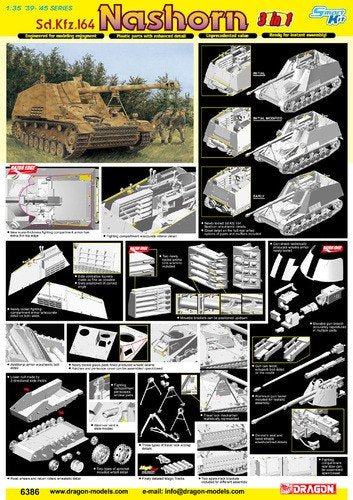Dragon 6386 Sd.Kfz.164 Nashorn 1/35 – immagine 2