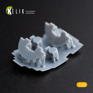 KELIK K32022 DH.81A Tiger Moth - Décalcomanies 3D pour l&amp;#39;intérieur avec pièces imprimées en 3D pour kit ICM 1/32 – image 7