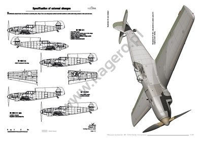 Kagero 96003 Messerschmitt Bf 109 Premières versions EN – image 2