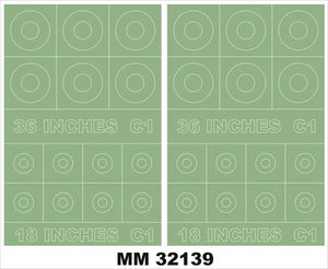 Coquilles rondes Montex MM32139 RAF type C1 36,18 pouces