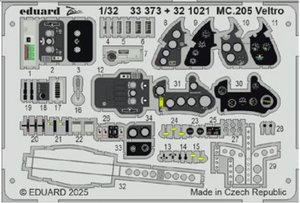 Eduard 321021 MC.205 Ensemble de détails Veltro ITALERI 1/32 – image 2