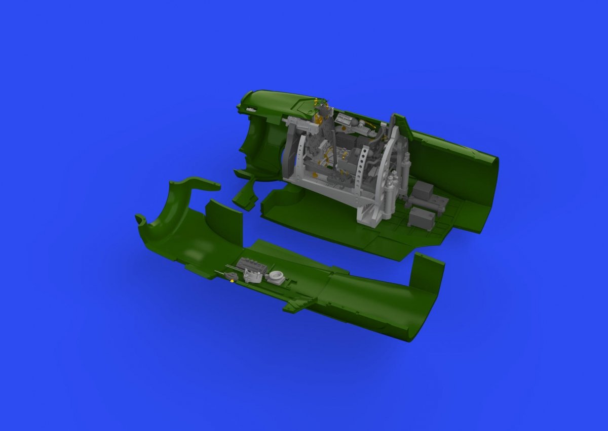 Maquette Eduard 648800 A6M3 cockpit à imprimer EDUARD au 1/48