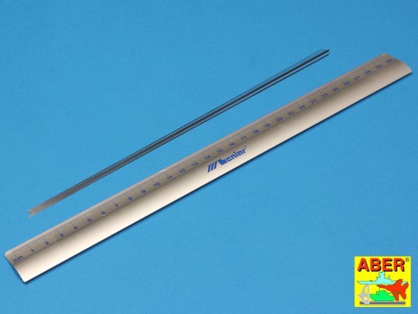 Aber SR03 Steel round rods 0,3mm length 250mm x12 pcs – zdjęcie 2