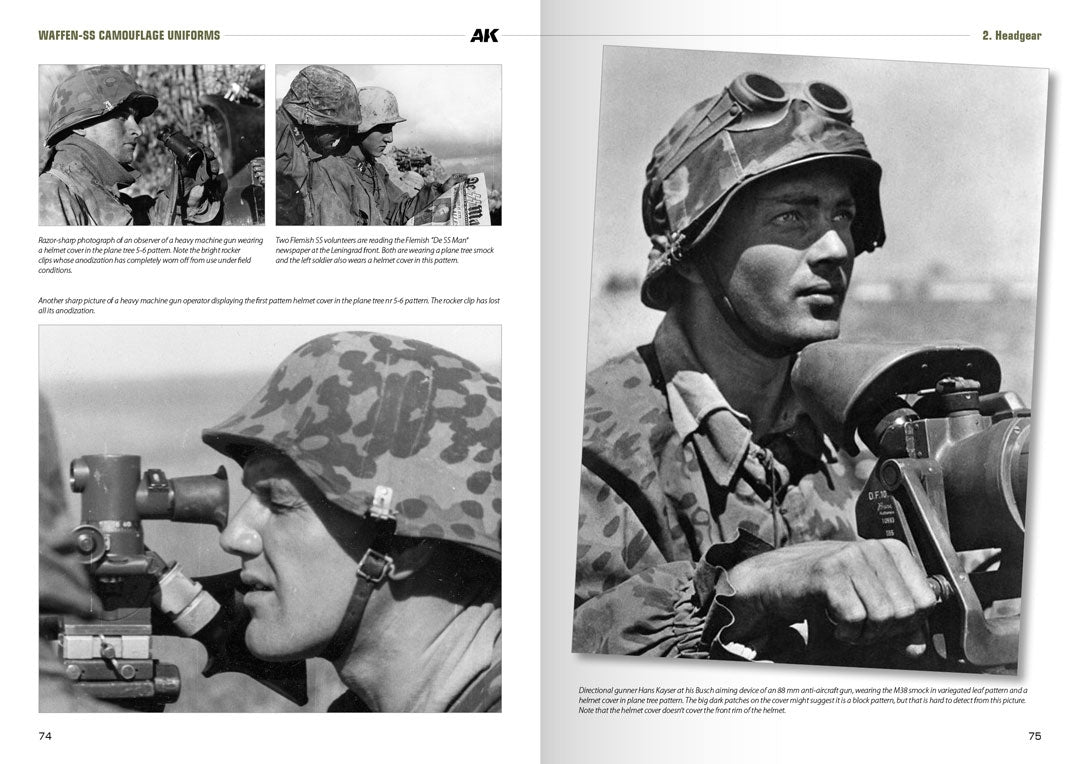 AK Interactive AK130008 UNIFORMES DE CAMOUFLAGE WAFFEN-SS PAR WERNER PALINCKX (Anglais)  – immagine 9