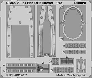 Intérieur du Su-35 Flanker E d&amp;#39;Eduard 49858 KITTY HAWK au 1/48 – Bild 2