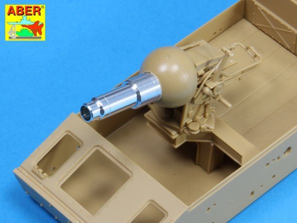 Canon Aber 35L-111 allemand de 15 cm StuH 43 pour Stu.Pz. IV BRUMBAR Early (1/35) – image 6