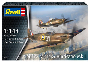 Revell 03771 Supermarine Spitfire Mk.Ia - Hawker Hurricane Mk.I 1/144 – image 3