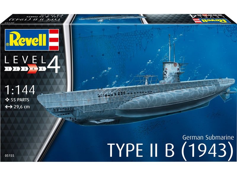 Revell 05155 Sous-marin allemand Type IIB 1/144