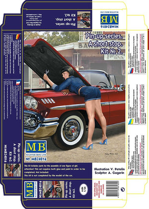 Master Box 24016 Série Pin-up. « Une courte halte ». Kit n° 2 1/24 – image 3